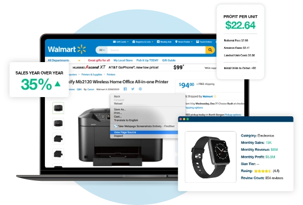 automated walmart store